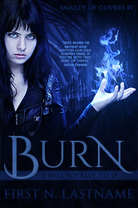 Burn - premade urban fantasy book cover for self-published author by Artful Cover