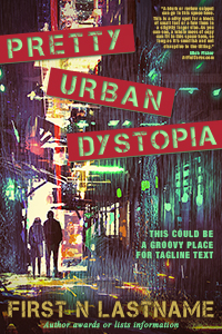 Pretty Urban Dystopia - dystopian science fiction premade book cover for self-published authors by Artful Cover