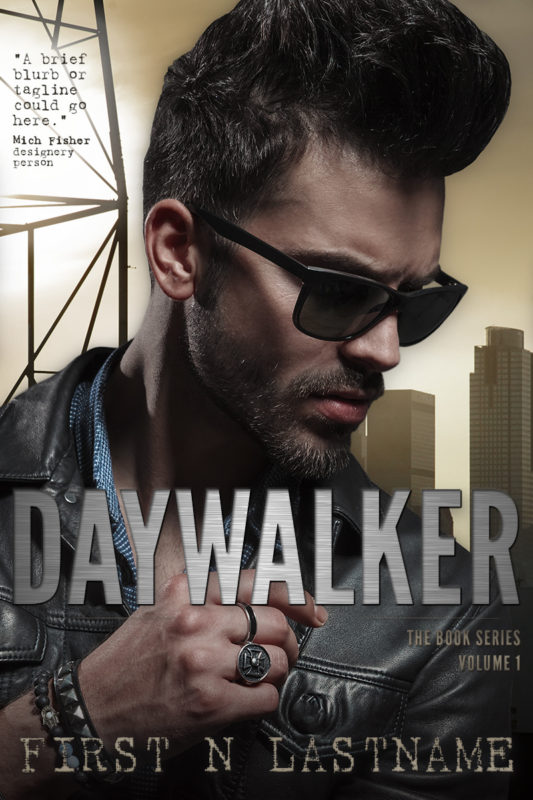 Daywalker - urban fantasy premade book cover for self-published authors by Artful Cover