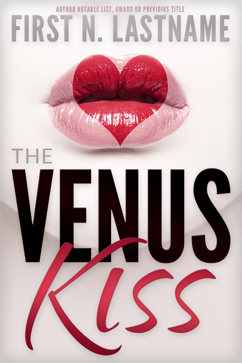 The Venus Kiss - mystery premade book cover for self-published authors by Artful Cover