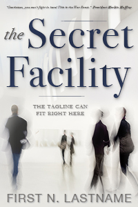 The Secret Facility - an example of the Basic custom book cover design package for self-publishing indie authors by Artful Cover