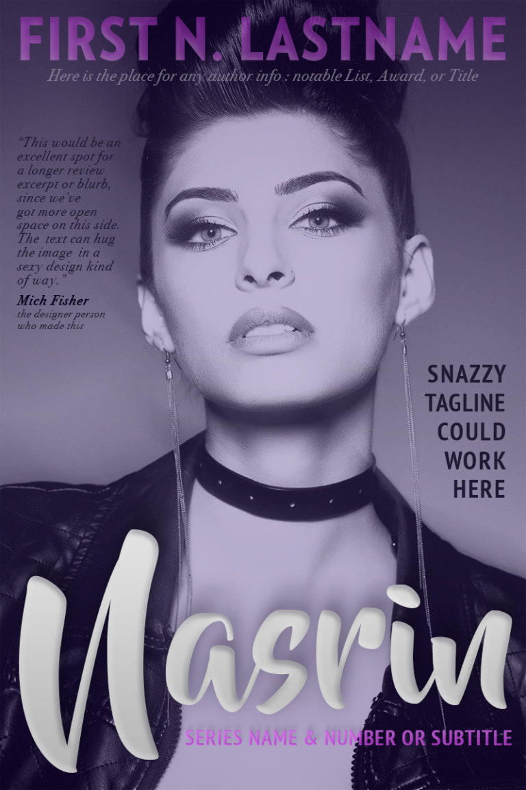 Nasrin - rock star romance premade book cover for self-published authors by Artful Cover