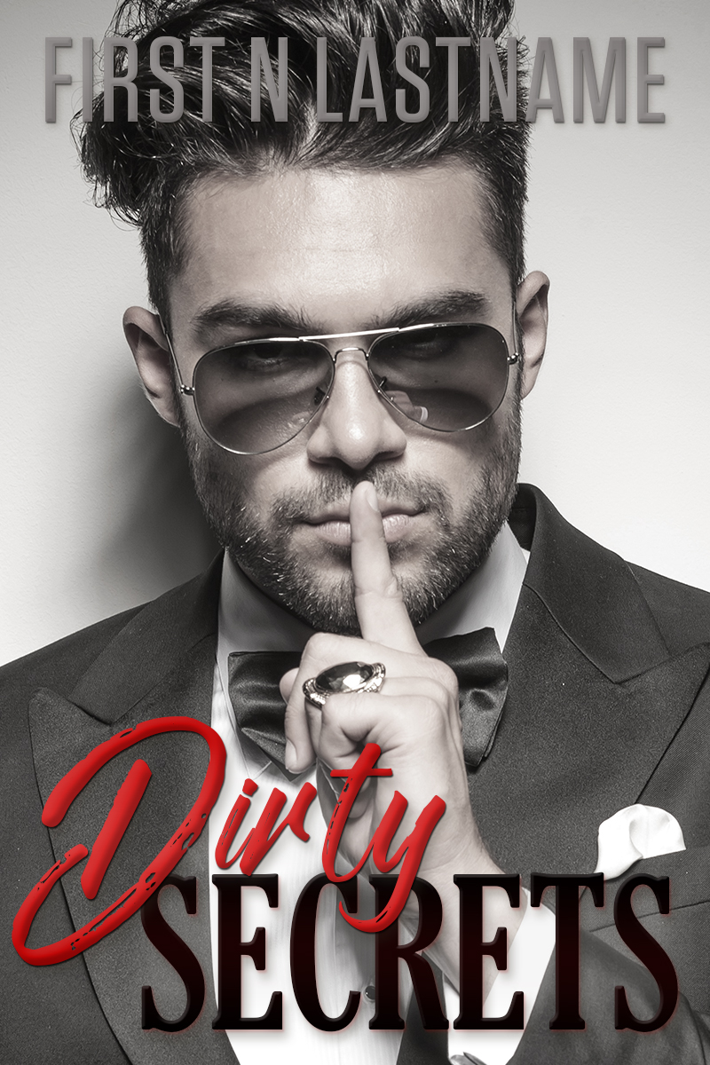 Dirty Secrets - dark romance premade book cover for self-published authors by Artful Cover