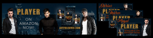 Artful Cover Twitter promo graphics and covers