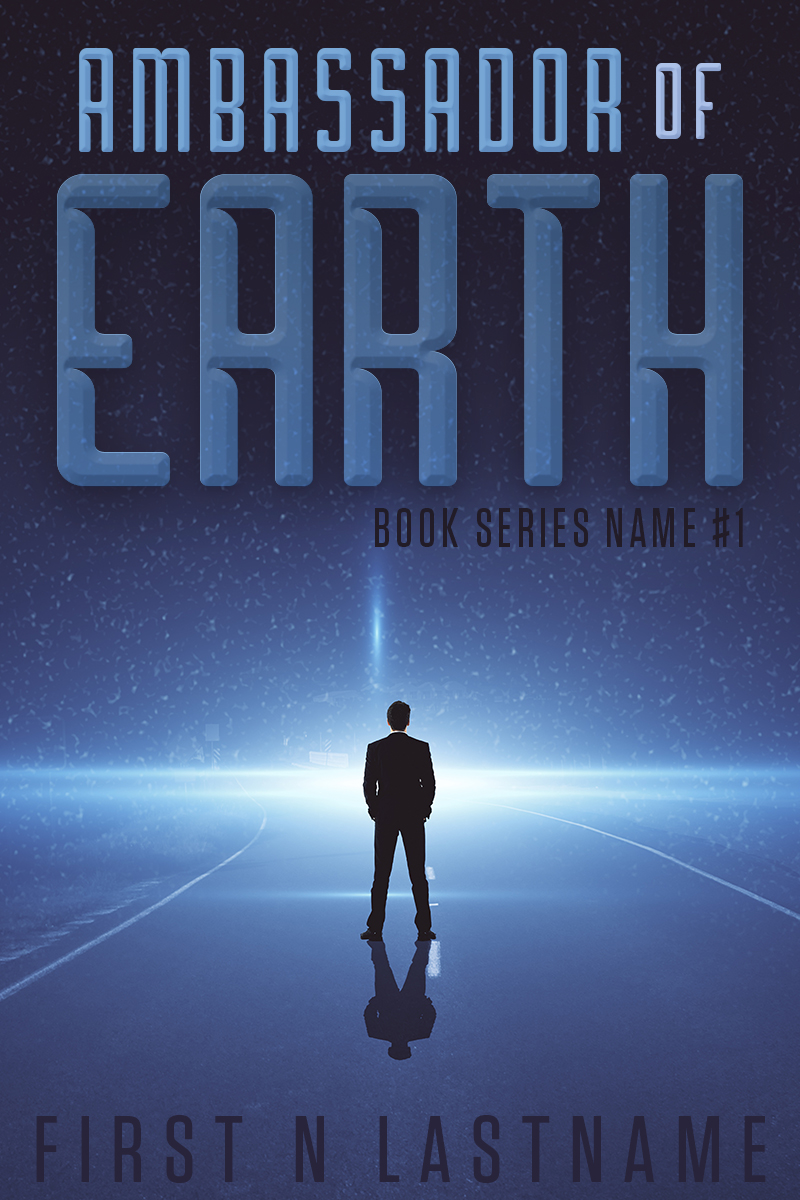 Ambassador of Earth - a first contact science fiction premade book cover for self-published authors by Artful Cover