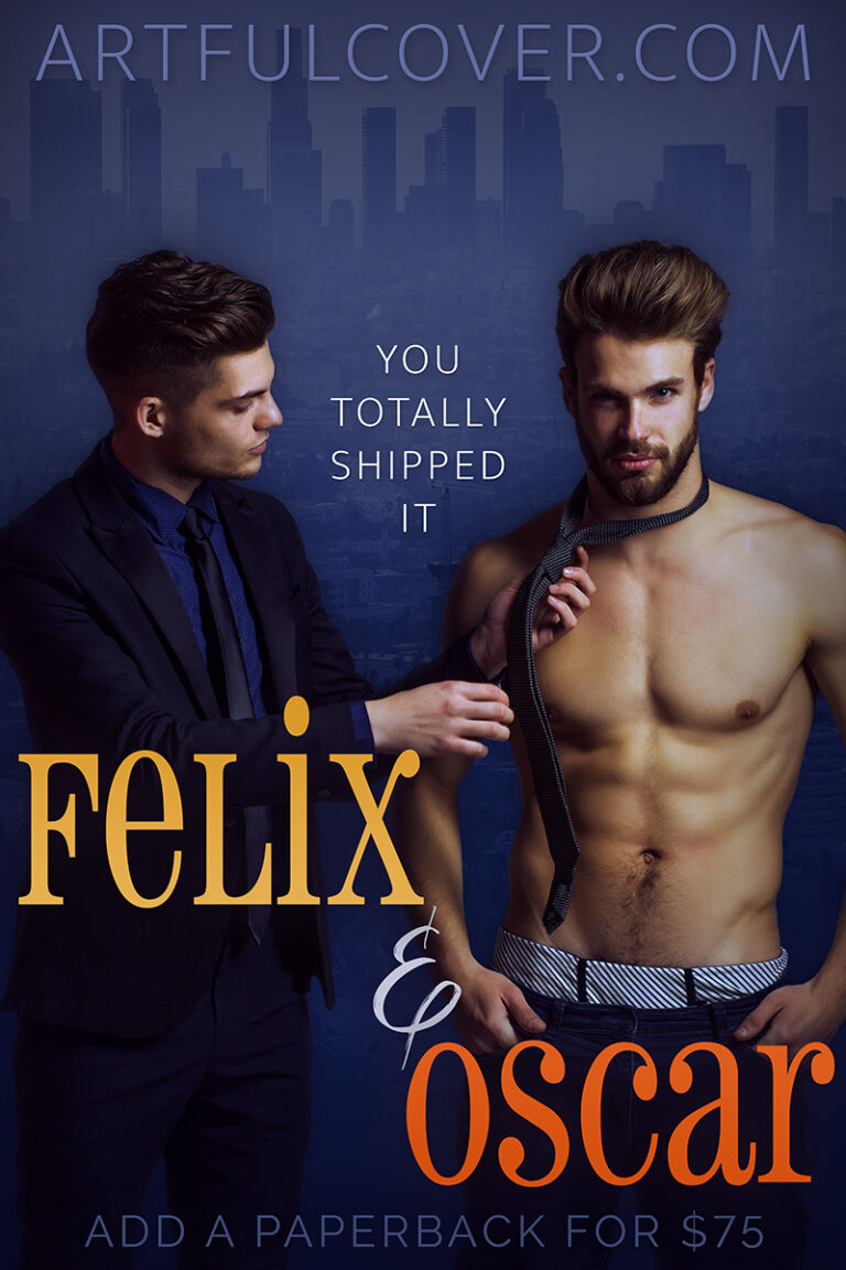 gay romance premade book cover by Los Angeles book cover designer Artful Cover - gay romance premade ebook cover for self-published authors