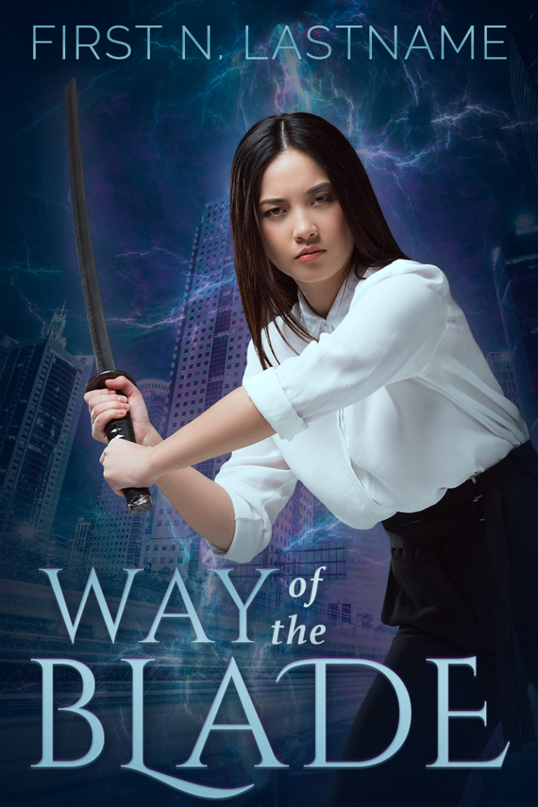 Way of the Blade - premade urban fantasy book cover for #OwnVoices authors by Artful Cover