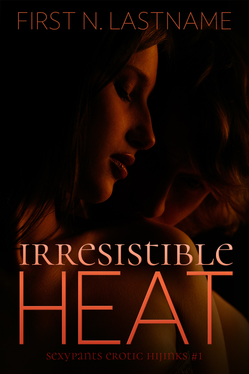 Irresistible Heat - premade erotic romance book cover for indie authors by Artful Cover