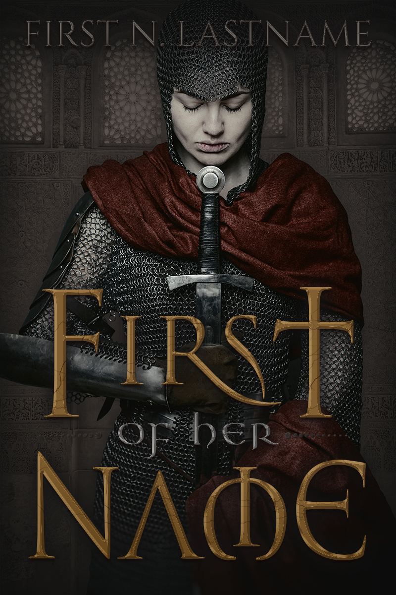 First of Her Name - a historical fantasy premade book cover for self-published indie authors by Artful Cover