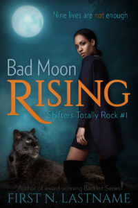 Panther shifter UF premade book cover for indie authors by Artful Cover