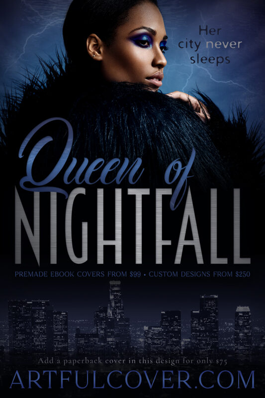 paranormal romantic suspense premade book cover by Los Angeles book cover designer Artful Cover - paranormal romantic suspense premade ebook cover for self-published authors