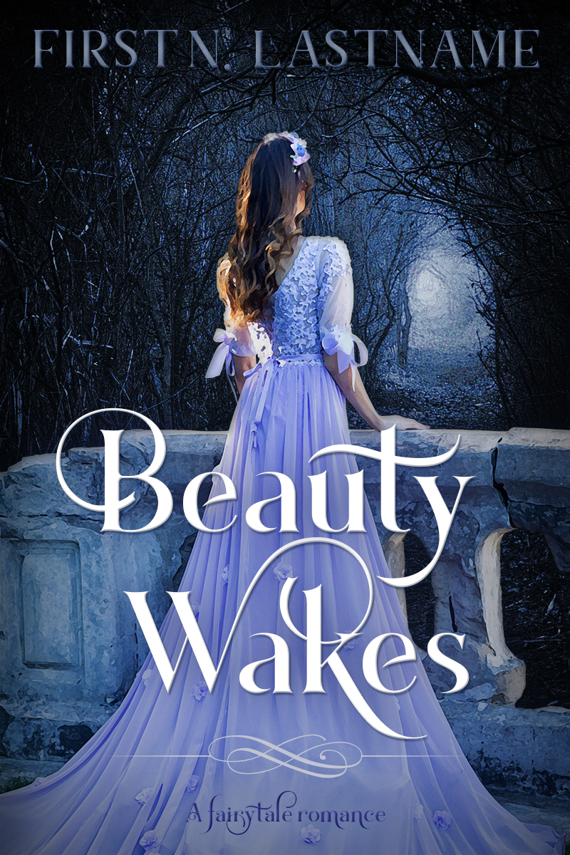 Sleeping Beauty retelling romance premade book cover for indie authors by Artful Cover