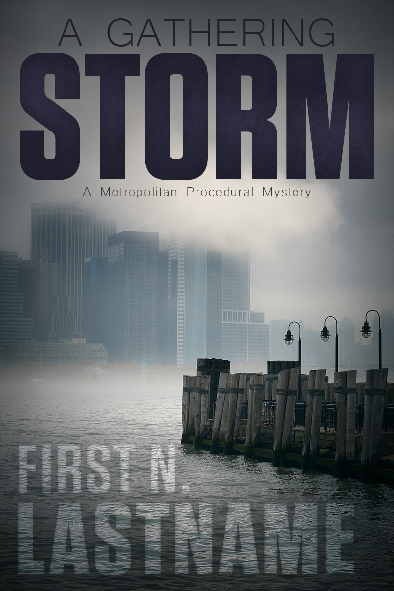 urban procedural thriller premade book cover for self-published authors by Artful Cover