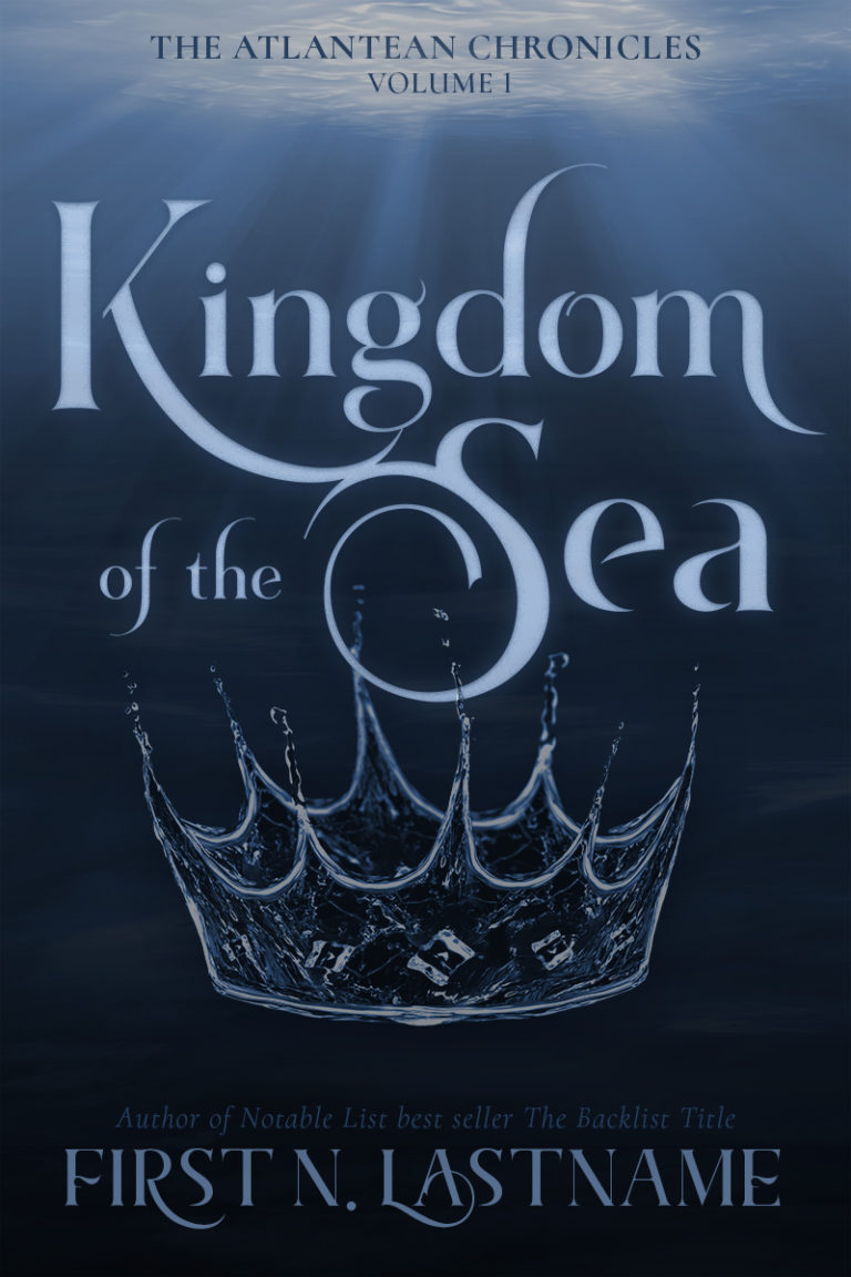 Atlantean fantasy premade book cover for indie authors by Artful Cover
