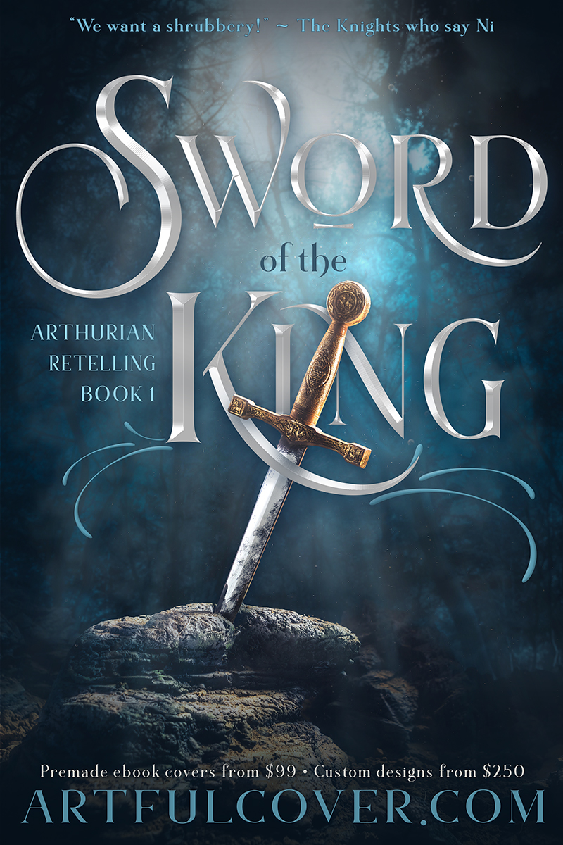 Arthurian retelling premade book cover for indie authors by Artful Cover