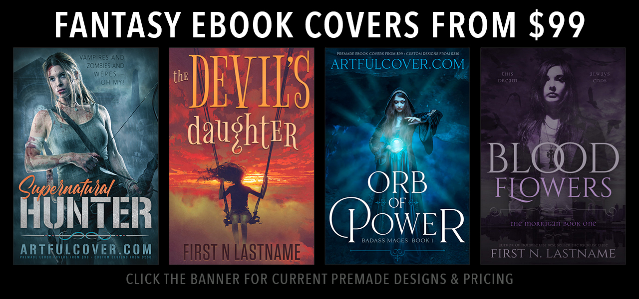 Artful Cover fantasy premade book covers from $99