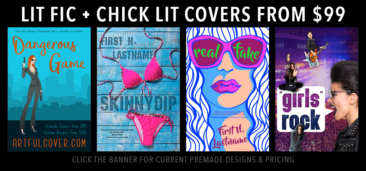 Artful Cover lit fic and chick lit premade ebook covers from $99