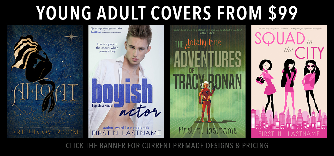 Artful Cover young adult premade book covers from $99