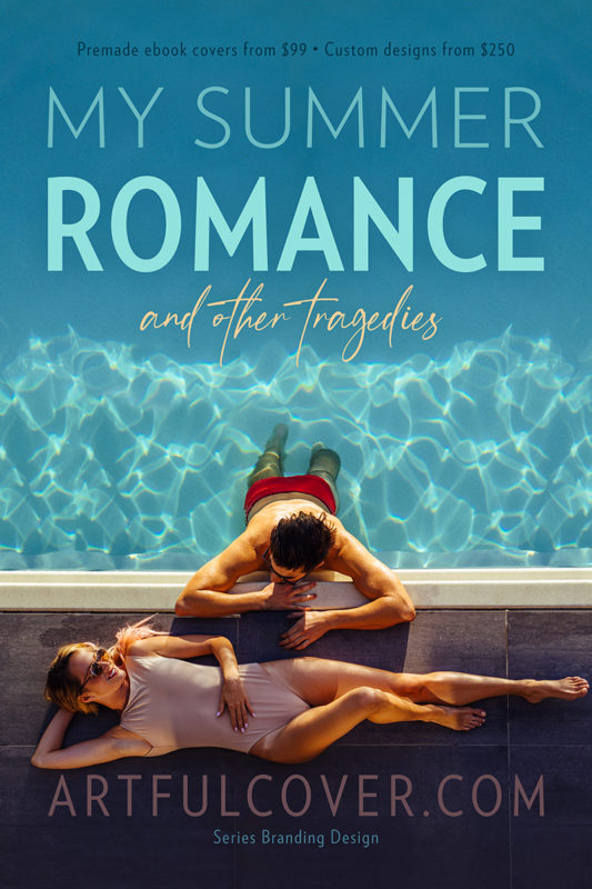 summer romance premade book cover for indie authors by Artful Cover