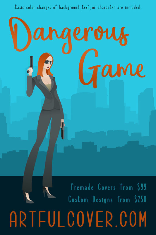 spy thriller premade book cover for indie authors by Artful Cover