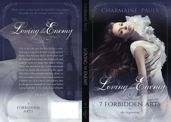 Custom book cover design by Artful Cover: Charmaine Pauls - Loving the Enemy, paperback