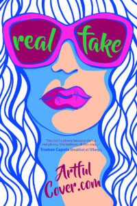 Real Fake - women's fiction premade book cover for self-published authors by Artful Cover