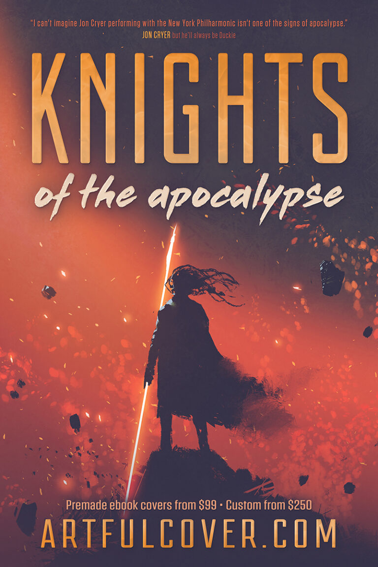 Science fantasy premade book cover for self-published authors by Artful Cover
