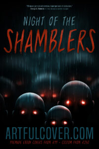 Cyber horror premade book cover for self-published authors by Artful Cover