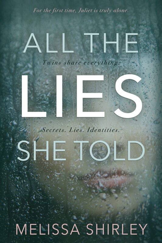 ebook cover design by Los Angeles book cover designer Artful Cover - All the Lies She Told by Melissa Shirley