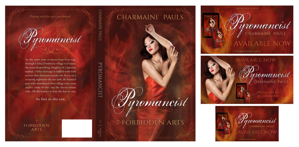 Author social media graphics and book promotion packages for author branding, book marketing, book series branding, and social media marketing by Los Angeles book cover designer Artful Cover