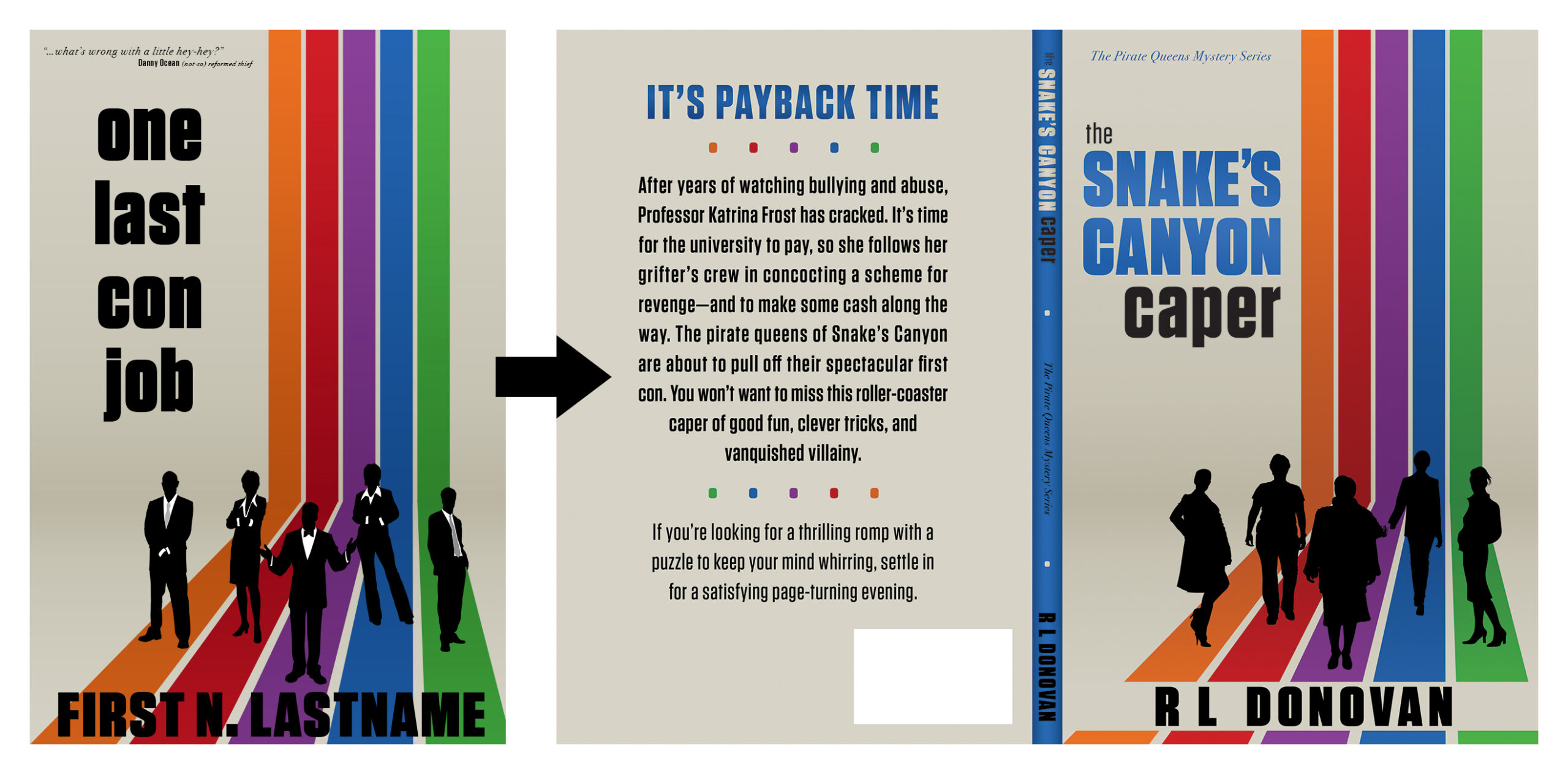 premade book cover design by Los Angeles book cover designer Artful Cover - premade book covers before and after with ebook covers and paperback cover designs