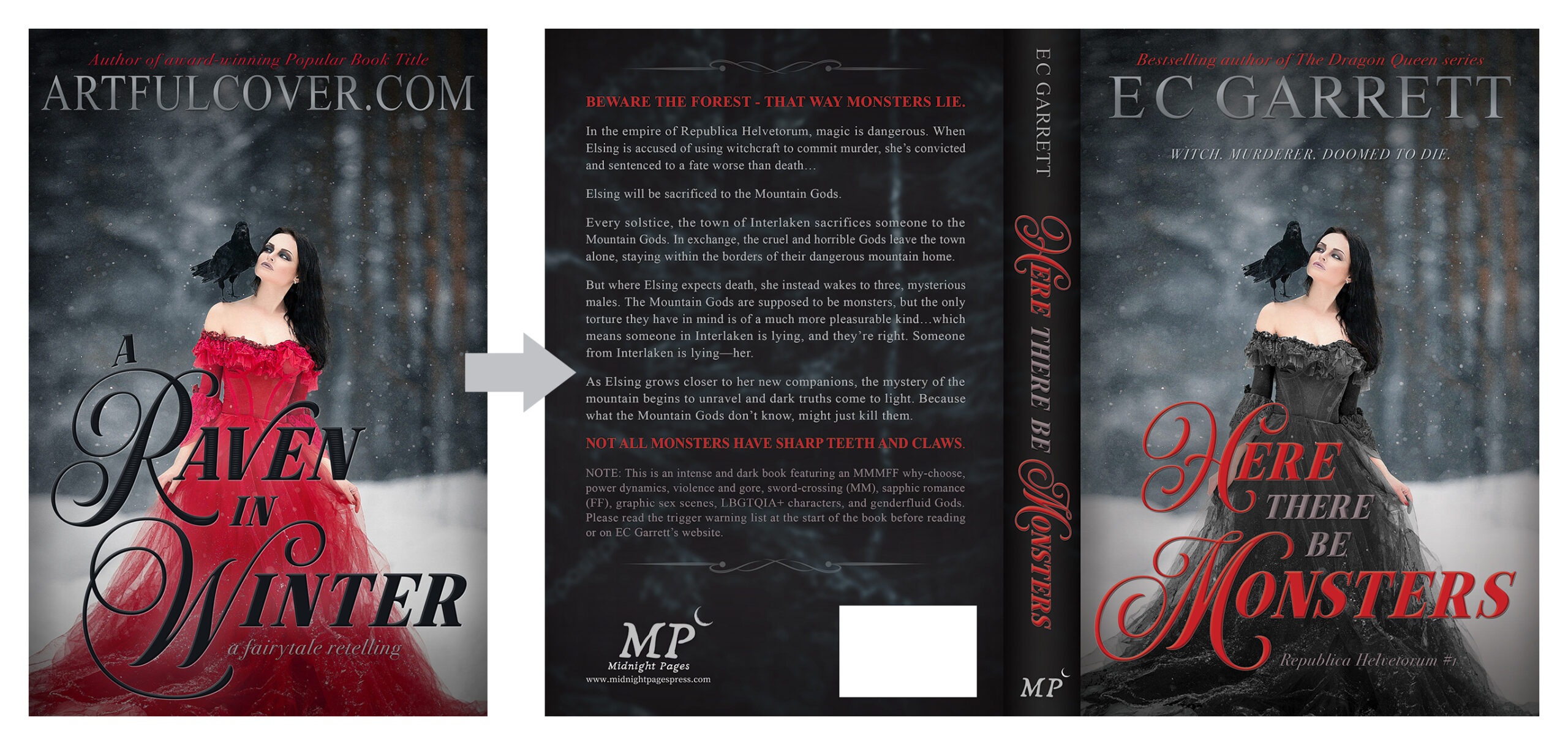 premade book cover design by Los Angeles book cover designer Artful Cover - premade book covers before and after with ebook covers and paperback cover designs