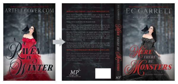premade book cover design by Los Angeles book cover designer Artful Cover - premade book covers before and after with ebook covers and paperback cover designs