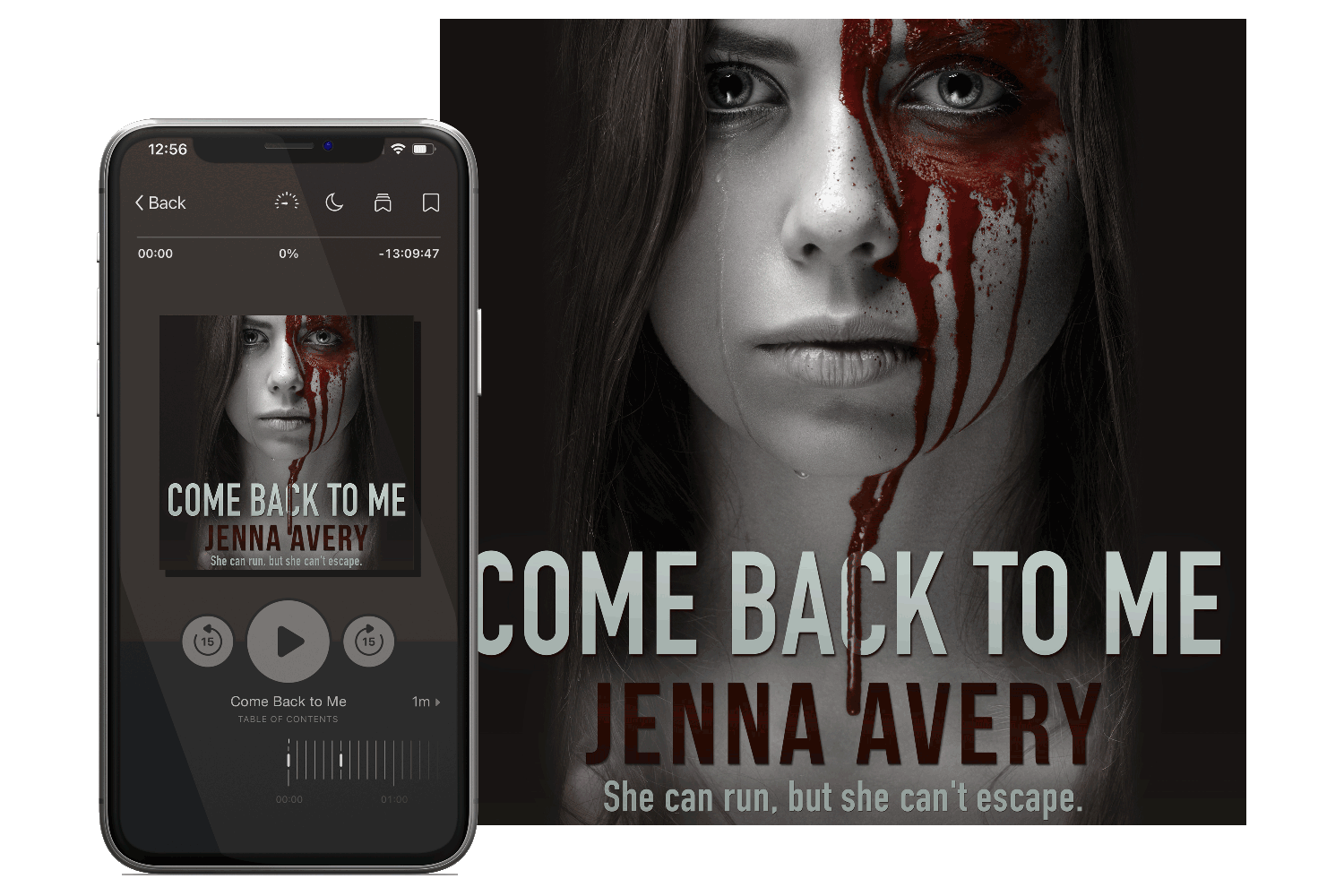 audiobook cover design by Artful Cover - Los Angeles graphic designer specializing in book cover design for self-publishing indie authors