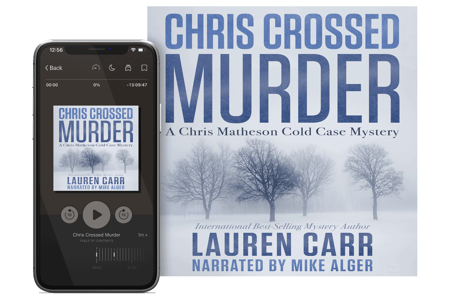 audiobook cover design by Artful Cover - Los Angeles graphic designer specializing in book cover design for self-publishing indie authors