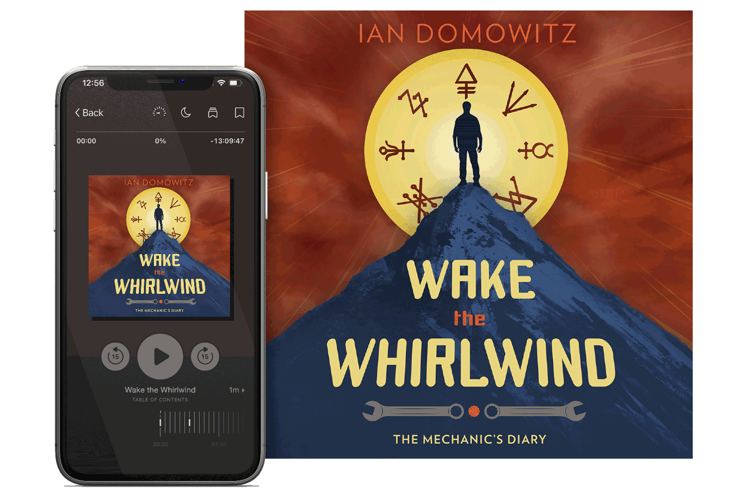 audiobook cover design by Artful Cover - Los Angeles graphic designer specializing in book cover design for self-publishing indie authors