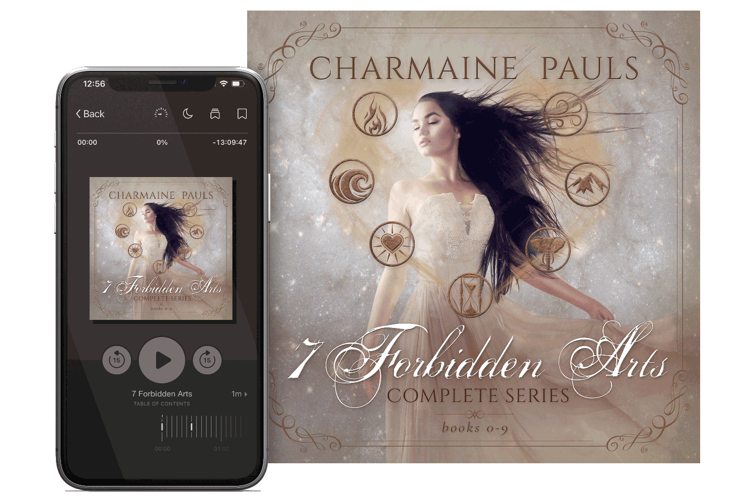 audiobook cover design by Artful Cover - Los Angeles graphic designer specializing in book cover design for self-publishing indie authors
