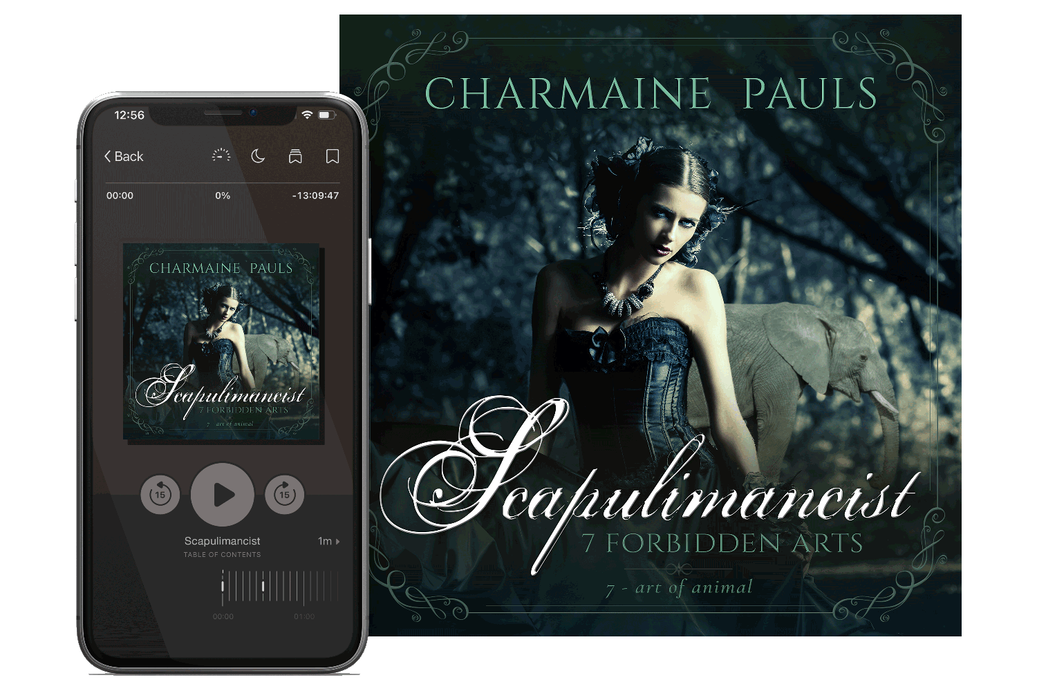 audiobook cover design by Artful Cover - Los Angeles graphic designer specializing in book cover design for self-publishing indie authors