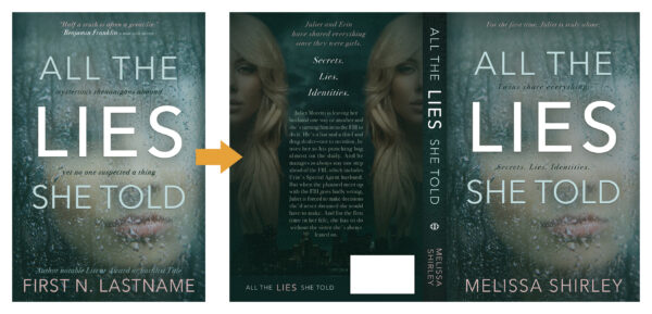 premade book cover design by Los Angeles book cover designer Artful Cover - premade book covers before and after with ebook covers and paperback cover designs