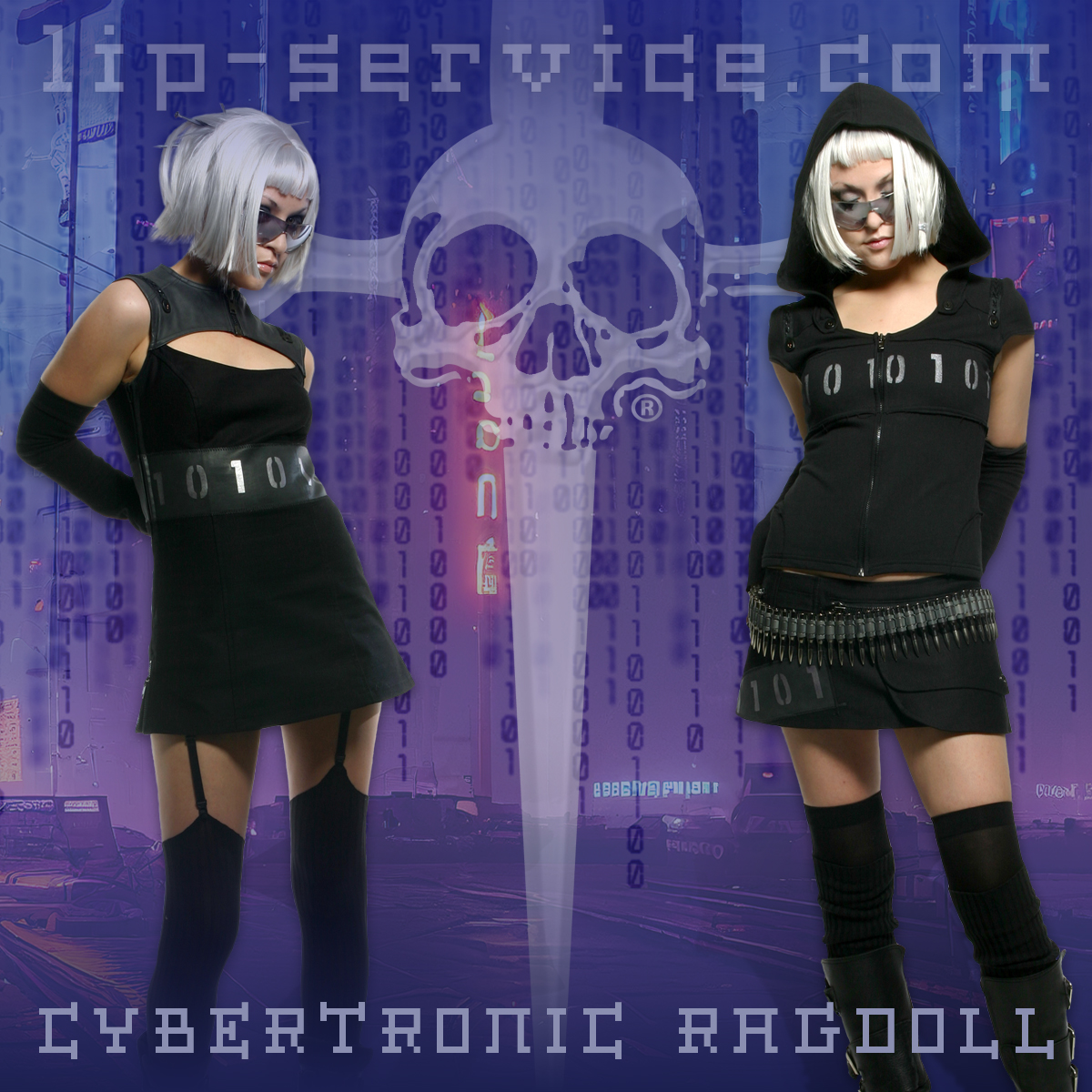 fashion branding social media graphics by Los Angeles graphic designer Mich Fisher - Lip Service social media branding design