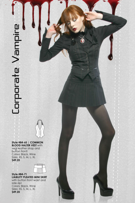 print and catalog design work by Los Angeles graphic designer Mich Fisher - Lip Service catalogs and print ads