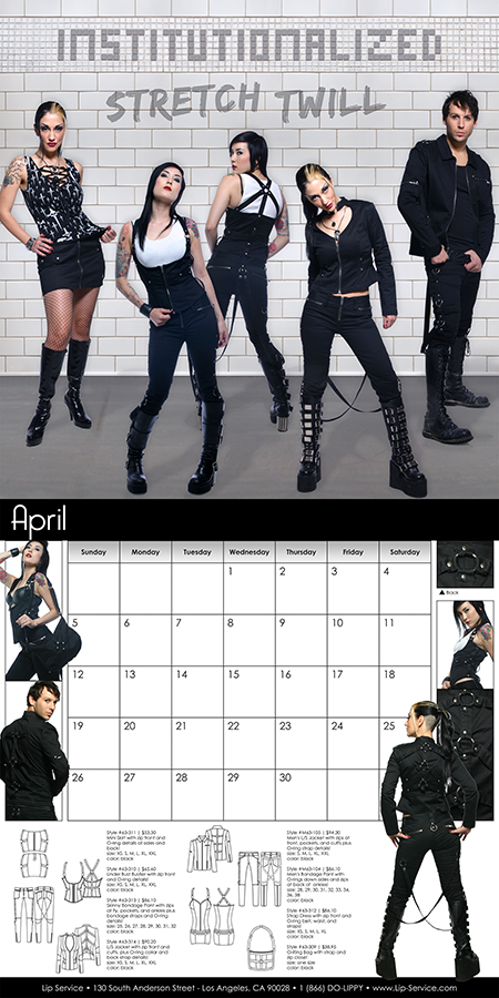 print and catalog design work by Los Angeles graphic designer Mich Fisher - Lip Service catalogs and print ads