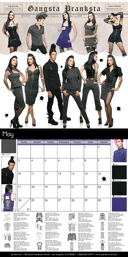 print and catalog design work by Los Angeles graphic designer Mich Fisher - Lip Service catalogs and print ads