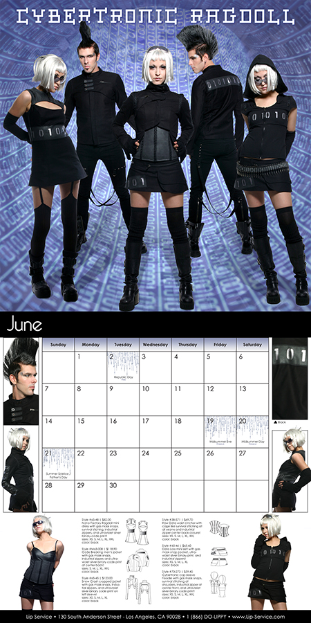 print and catalog design work by Los Angeles graphic designer Mich Fisher - Lip Service catalogs and print ads