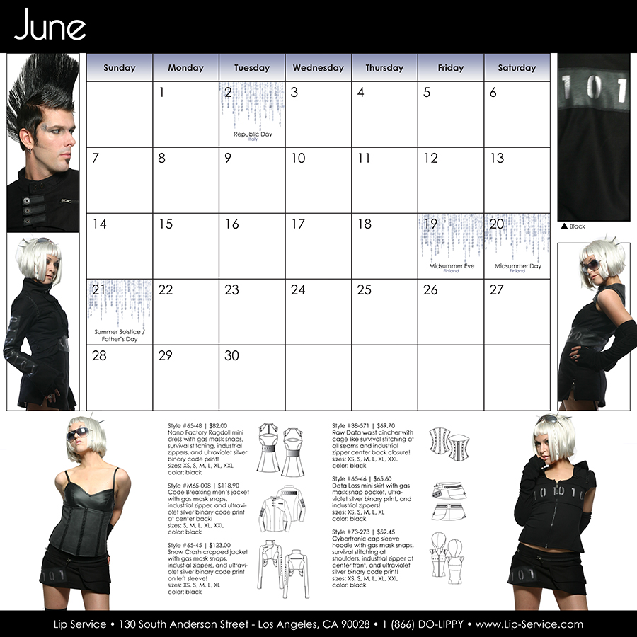 print and catalog design work by Los Angeles graphic designer Mich Fisher - Lip Service catalogs and print ads