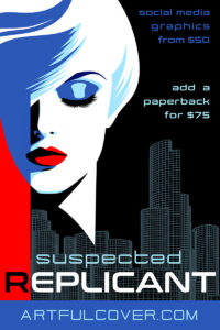 science fiction premade book cover by Los Angeles book cover designer Artful Cover - science fiction premade ebook cover for self-published authors