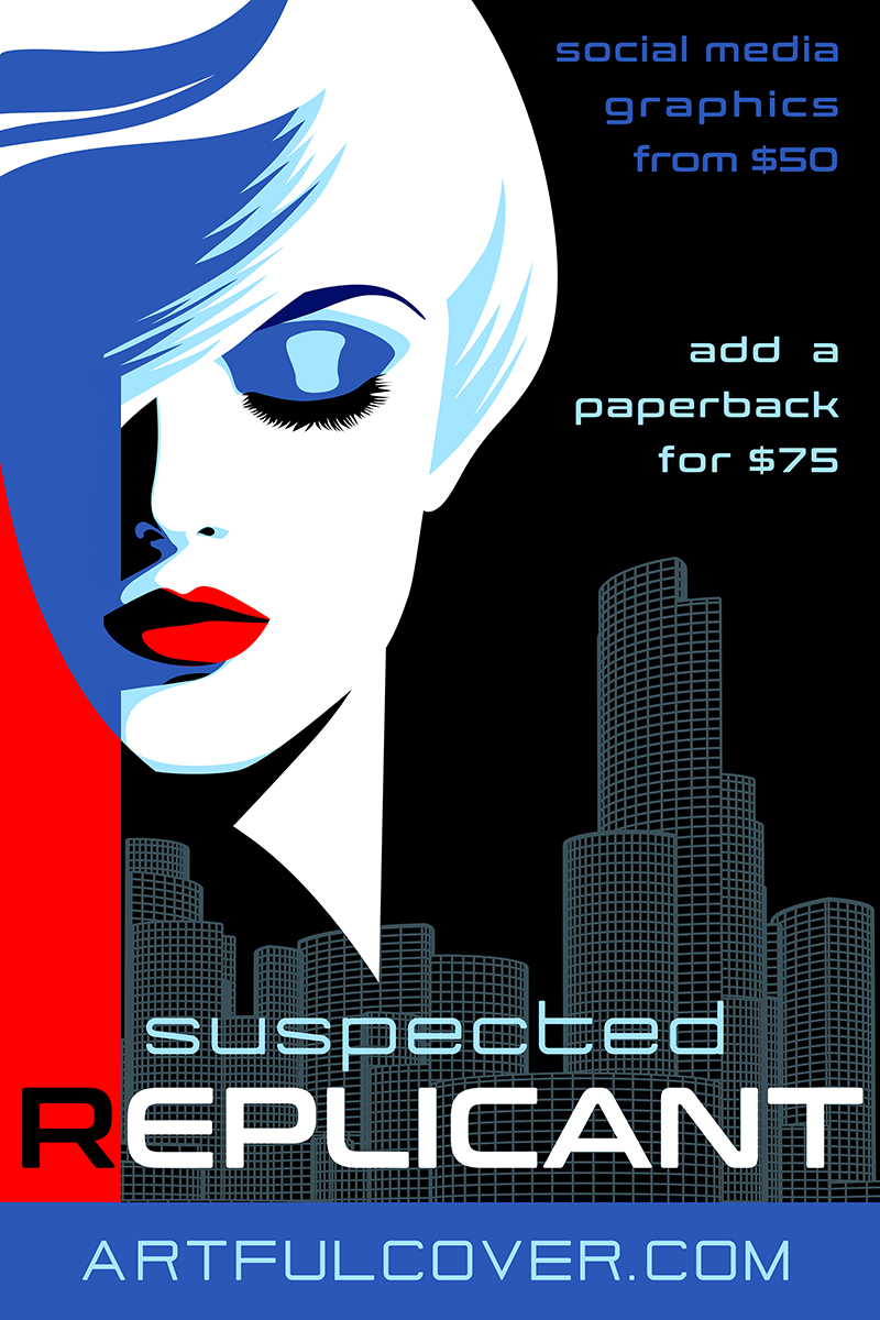 science fiction premade book cover by Los Angeles book cover designer Artful Cover - science fiction premade ebook cover for self-published authors