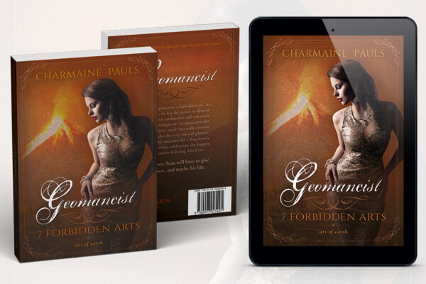 Paranormal romance book series branding by Artful Cover - 7 Forbidden Arts by Charmaine Pauls - examples of paranormal romance book cover design and paperback cover design