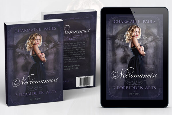 Paranormal romance book series branding by Artful Cover - 7 Forbidden Arts by Charmaine Pauls - examples of paranormal romance book cover design and paperback cover design