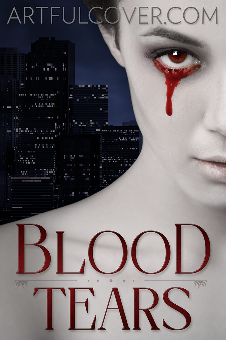 Blood Tears - paranormal fantasy premade book cover for self-published authors by Artful Cover